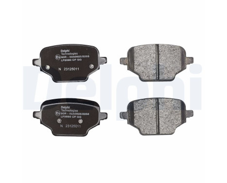 Brake Pad Set, disc brake LP3580 Delphi, Image 2