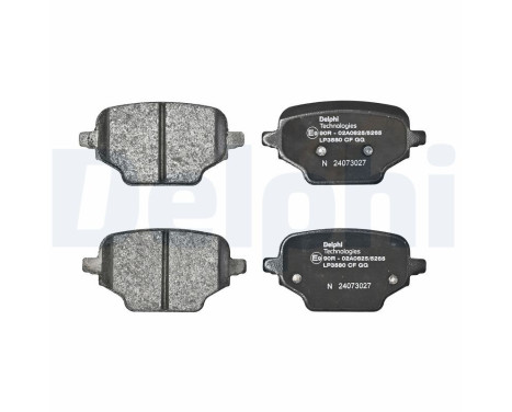 Brake Pad Set, disc brake LP3580 Delphi, Image 3