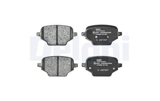 Brake Pad Set, disc brake LP3580 Delphi, Image 2