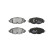 Brake Pad Set, disc brake LP3584 Delphi, Thumbnail 2