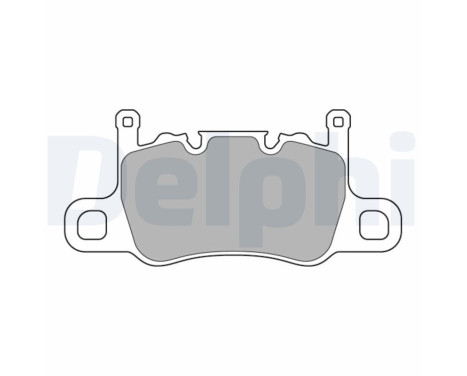 Brake Pad Set, disc brake LP3585 Delphi