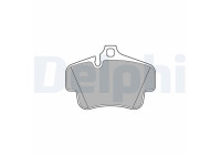 Brake Pad Set, disc brake LP3586 Delphi