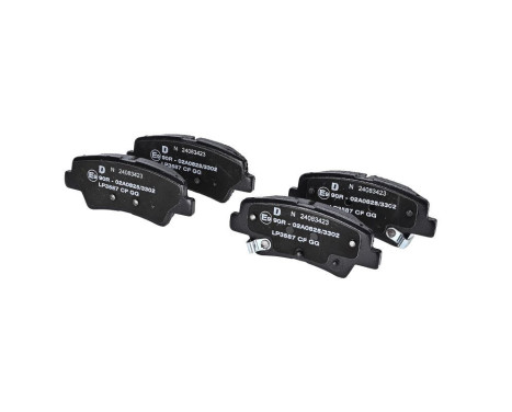 Brake Pad Set, disc brake LP3587 Delphi, Image 2