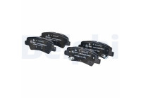 Brake Pad Set, disc brake LP3587 Delphi