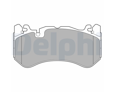 Brake Pad Set, disc brake LP3589 Delphi