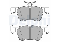 Brake Pad Set, disc brake LP3590 Delphi