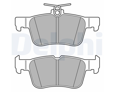 Brake Pad Set, disc brake LP3590 Delphi