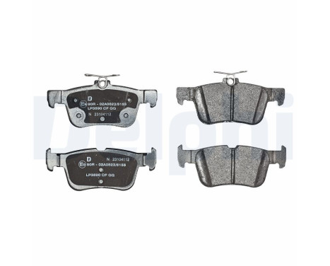 Brake Pad Set, disc brake LP3590 Delphi, Image 2