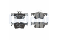 Brake Pad Set, disc brake LP3590 Delphi