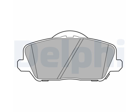 Brake pad set, disc brake LP3591 Delphi