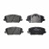 Brake pad set, disc brake LP3591 Delphi, Thumbnail 3