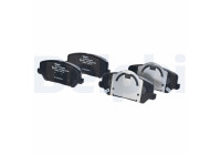 Brake pad set, disc brake LP3591 Delphi