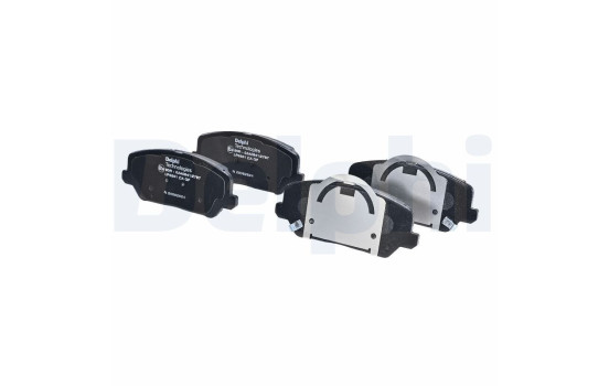 Brake pad set, disc brake LP3591 Delphi
