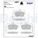 Brake pad set, disc brake LP3591 Delphi, Thumbnail 3