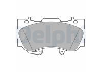 Brake Pad Set, disc brake LP3592 Delphi