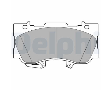 Brake Pad Set, disc brake LP3592 Delphi