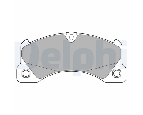 Brake Pad Set, disc brake LP3593 Delphi