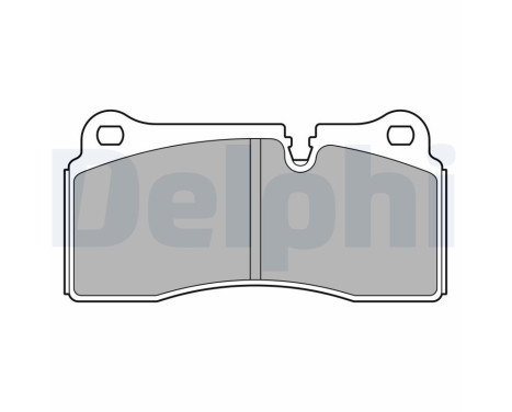 Brake pad set, disc brake LP3595 Delphi