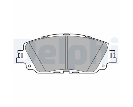 Brake Pad Set, disc brake LP3596 Delphi
