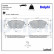 Brake Pad Set, disc brake LP3596 Delphi