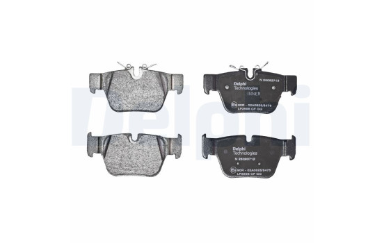 Brake Pad Set, disc brake LP3598 Delphi, Image 2