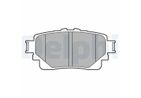 Brake Pad Set, disc brake LP3599 Delphi
