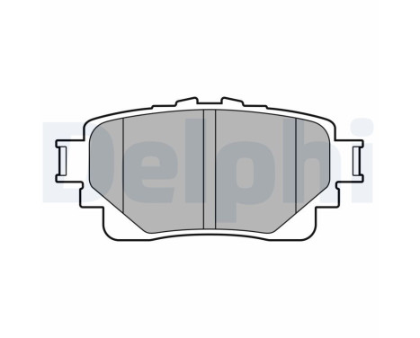 Brake Pad Set, disc brake LP3599 Delphi