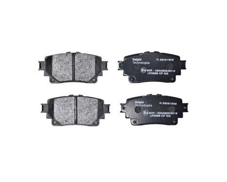 Brake Pad Set, disc brake LP3599 Delphi, Image 3