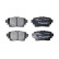 Brake Pad Set, disc brake LP3599 Delphi, Thumbnail 3