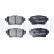 Brake Pad Set, disc brake LP3599 Delphi, Thumbnail 2