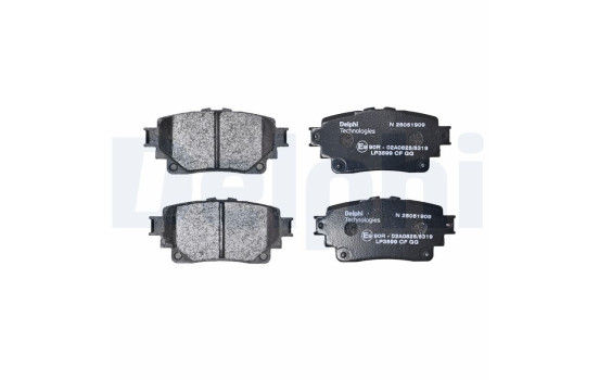 Brake Pad Set, disc brake LP3599 Delphi, Image 2