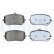 Brake Pad Set, disc brake LP3603 Delphi, Thumbnail 3