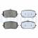 Brake Pad Set, disc brake LP3603 Delphi, Thumbnail 2