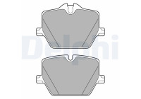 Brake Pad Set, disc brake LP3604 Delphi