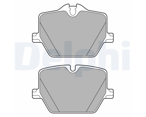 Brake Pad Set, disc brake LP3604 Delphi