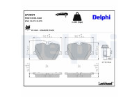 Brake Pad Set, disc brake LP3604 Delphi