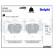 Brake Pad Set, disc brake LP3604 Delphi