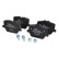 Brake Pad Set, disc brake LP3604 Delphi, Thumbnail 2