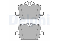 Brake Pad Set, disc brake LP3605 Delphi