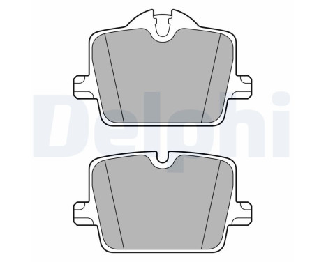 Brake Pad Set, disc brake LP3605 Delphi