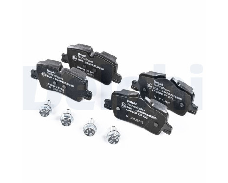 Brake Pad Set, disc brake LP3606 Delphi