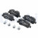 Brake Pad Set, disc brake LP3606 Delphi