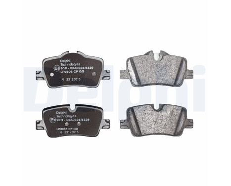 Brake Pad Set, disc brake LP3606 Delphi, Image 2