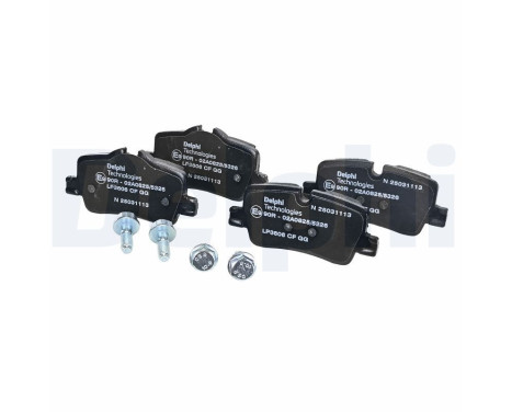 Brake Pad Set, disc brake LP3606 Delphi, Image 2