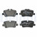Brake Pad Set, disc brake LP3606 Delphi, Thumbnail 3