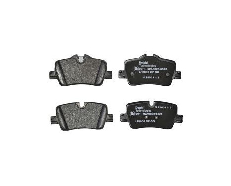 Brake Pad Set, disc brake LP3606 Delphi, Image 2