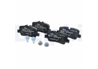 Brake Pad Set, disc brake LP3606 Delphi