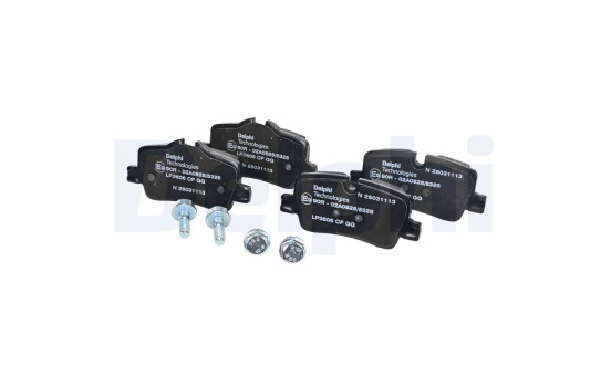 Brake Pad Set, disc brake LP3606 Delphi
