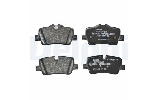 Brake Pad Set, disc brake LP3606 Delphi, Image 2