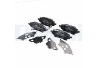 Brake Pad Set, disc brake LP3608 Delphi